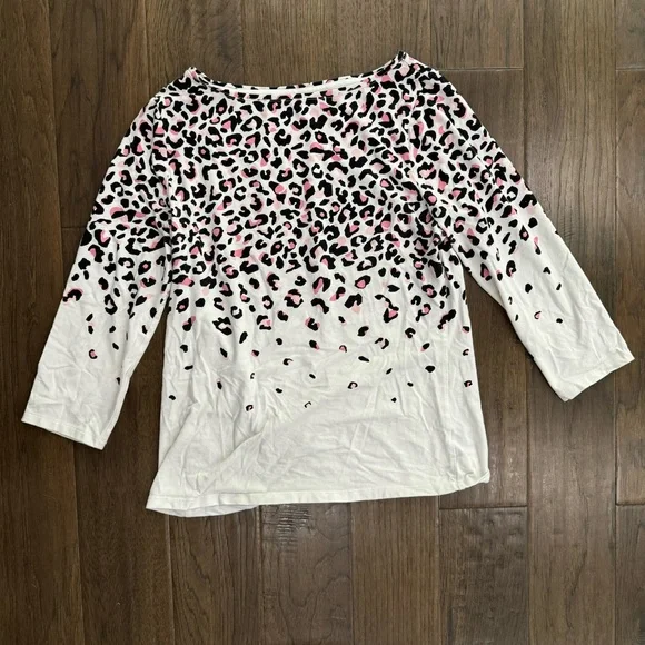 Talbots Mid-Sleeve Top - Picture 7 of 11